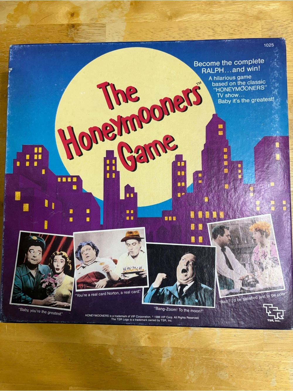 The Honeymooners Game Board - Purple/Blue Edition